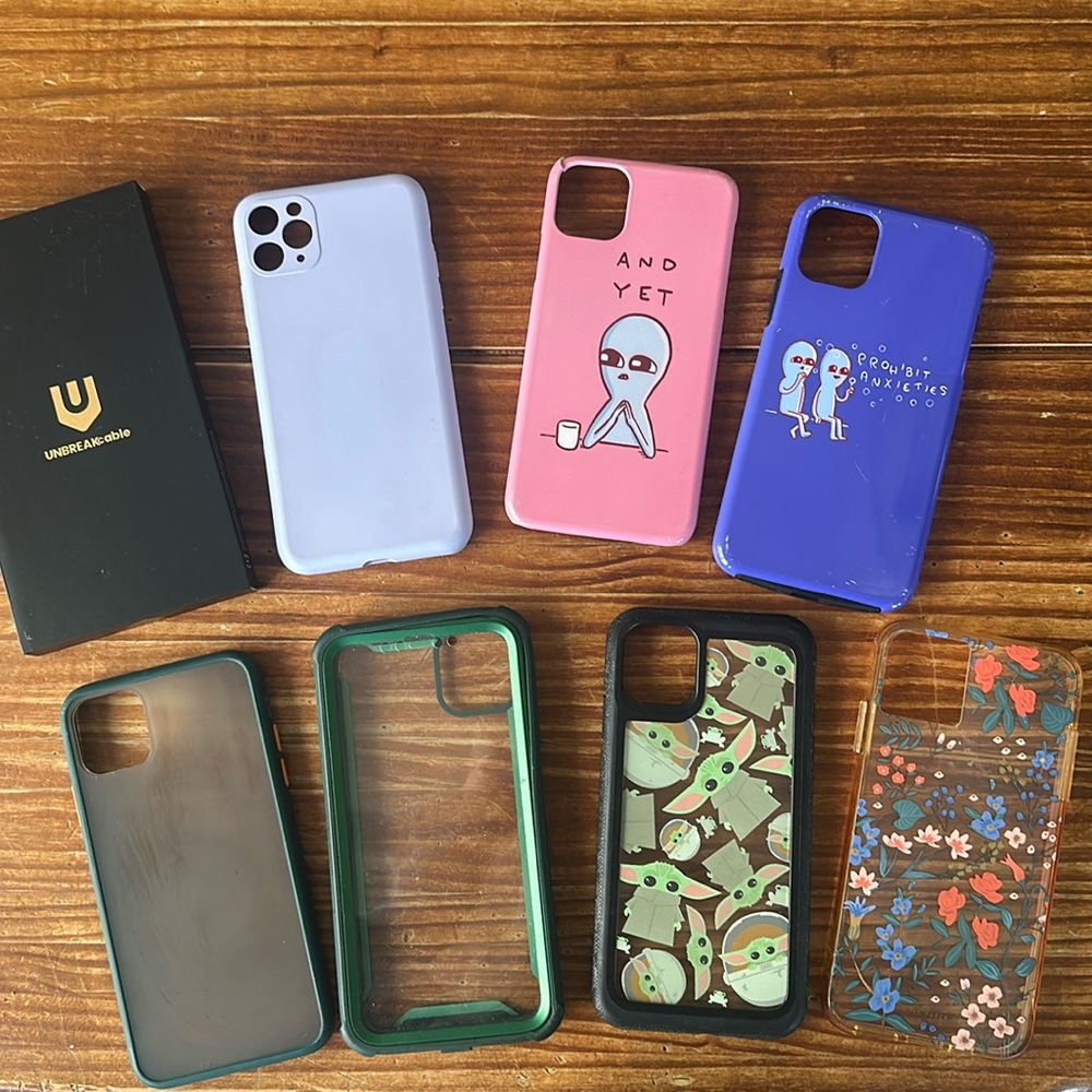 iPhone 11 Pro MAX cases
Selling all for $25, half for $20 or 2 for $15.